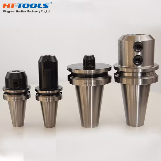 Ejes de fresa de extremo de alta velocidad CNC Bt30 Bt40 Bt50 Portaherramientas Weldon de bloqueo lateral Sln6 Sln8 Sln10 Sln12 Sln16 Sln18 Sln20 Sln25 Sln32 Adaptador de fresa de extremo con equilibrado