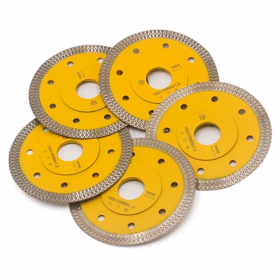 350mm Cortar Azulejos de ladrillo Porcelana Granito Mármoles Herramientas Segmento prensado en caliente Continuar Hoja de sierra circular de diamante
